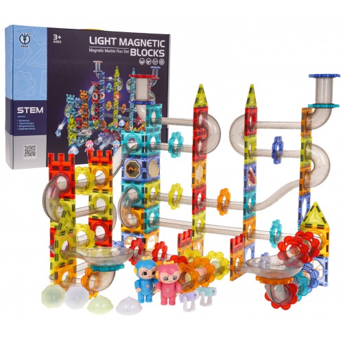 Magnetic Building Blocks Luminous Ball Set 228 pcs.