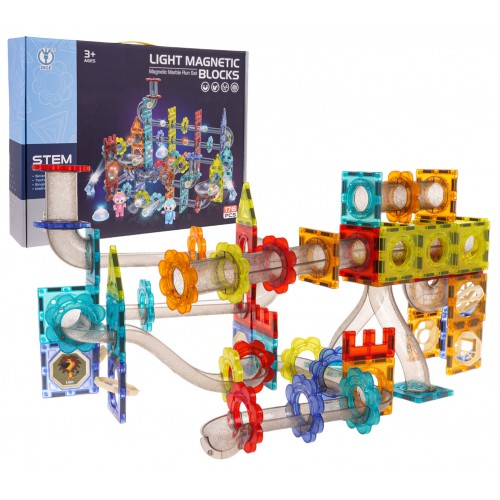 Magnetic Building Blocks Luminous Ball Set 176 pcs.