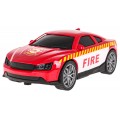 Helicopter + Fire Department Car Set