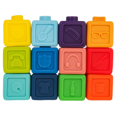 Set of Rubber Blocks Mathematical Operations