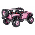 Set of Blocks Off-road Pink Car 2471pcs.