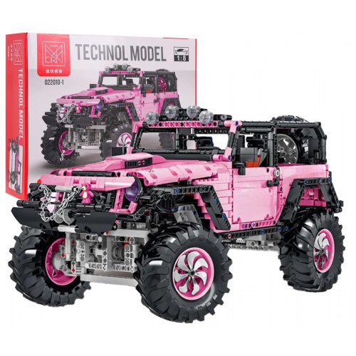 Set of Blocks Off-road Pink Car 2471pcs.