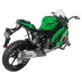 Sports Motorcycle Building Blocks Set Green 2304pcs.