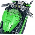 Sports Motorcycle Building Blocks Set Green 2304pcs.