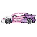 Pink Sports Car Building Blocks Set 652 pcs.