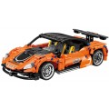 Sports Car Block Set 491 pcs. Orange