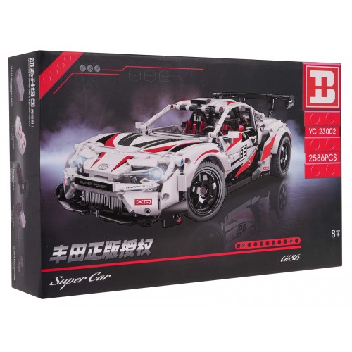 Super Car GT86 White Brick Set