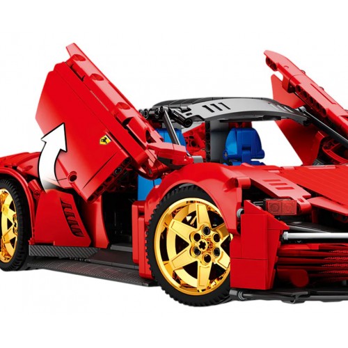 Red Sports Car Building Blocks Set 1958pcs.