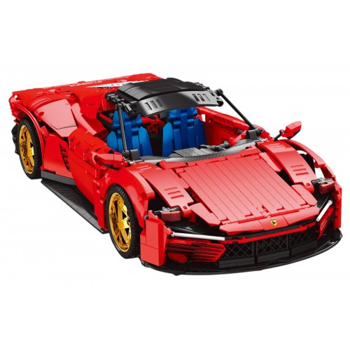 Red Sports Car Building Blocks Set 1958pcs.