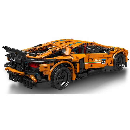 Sports Car Block Set 1488 pieces. Orange