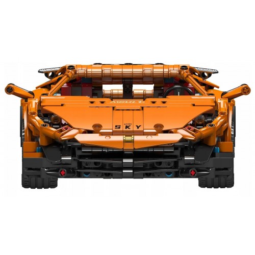 Sports Car Block Set 1488 pieces. Orange