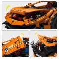 Sports Car Block Set 1488 pieces. Orange