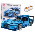 Car Block Set 523 pieces. Blue