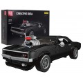 Sports Car Brick Set Black 1439pcs.