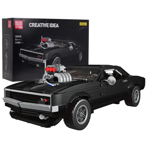 Sports Car Brick Set Black 1439pcs.