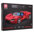 Sports Car Red Brick Set 1168pcs.