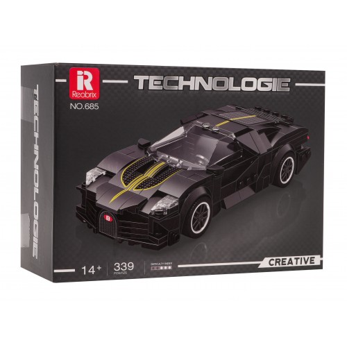 Sports Car Brick Set Gray 339 pcs.