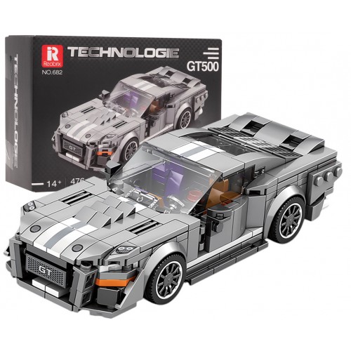 Sports Car Brick Set Gray 476 pcs.