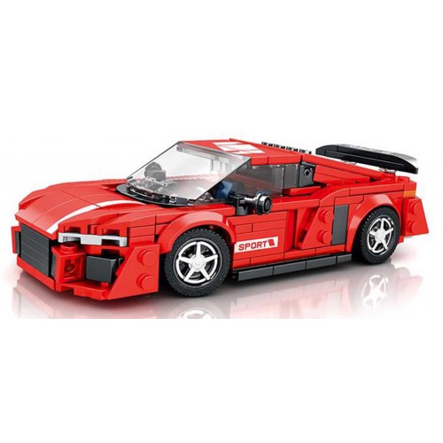 Sports Car Red 373 el Brick Set