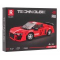 Sports Car Red 413 pcs Brick Set