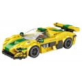 Sports Car Brick Set Yellow 368 pcs.