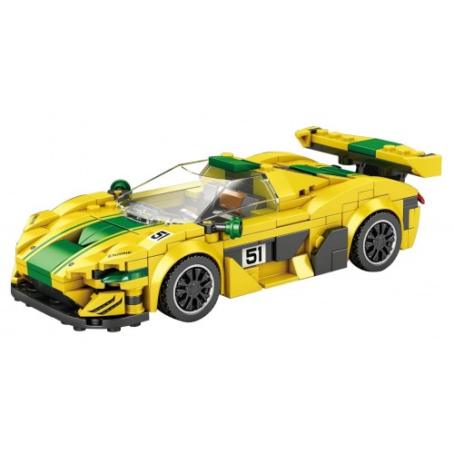 Sports Car Brick Set Yellow 368 pcs.