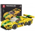 Sports Car Brick Set Yellow 368 pcs.