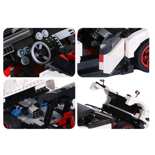 Sports Car Block Set 960 pcs. White