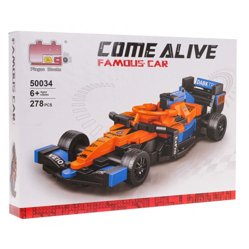 Bolid F1 Block Set Orange 278 pcs.