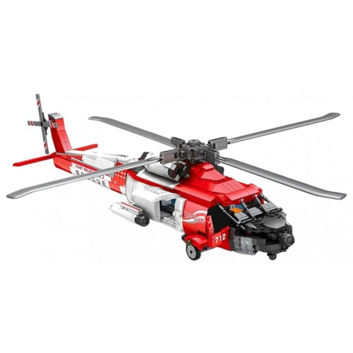 Helicopter HH-60J Building Blocks Set 1137pcs.