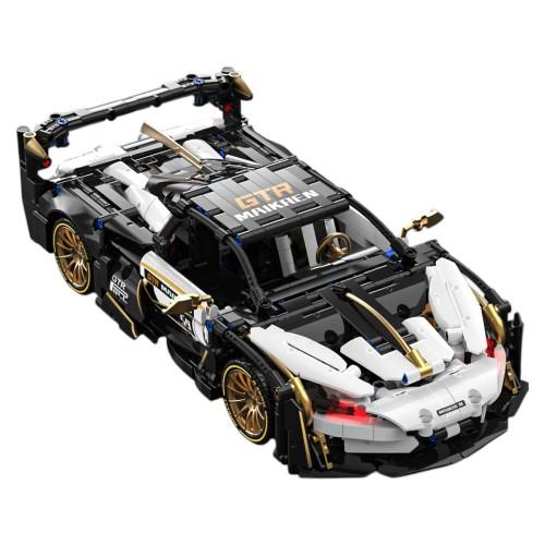 Sports Car Brick Set White/Black 1242pcs.