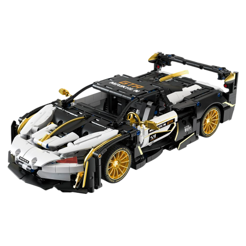 Sports Car Brick Set White/Black 1242pcs.