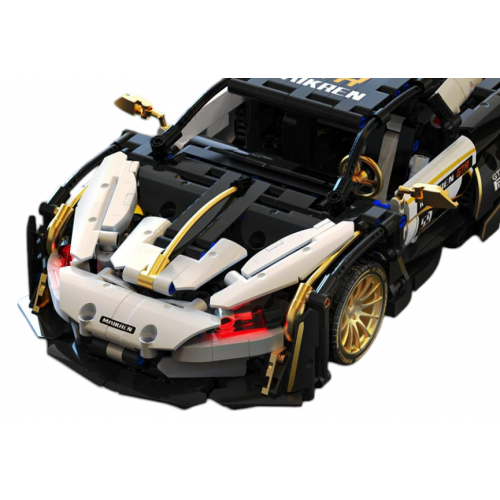 Sports Car Brick Set White/Black 1242pcs.