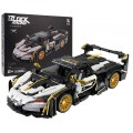 Sports Car Brick Set White/Black 1242pcs.