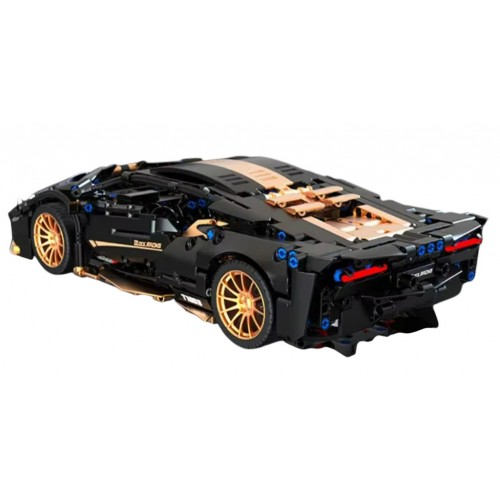 Sports Car Brick Set Black 1309pcs.