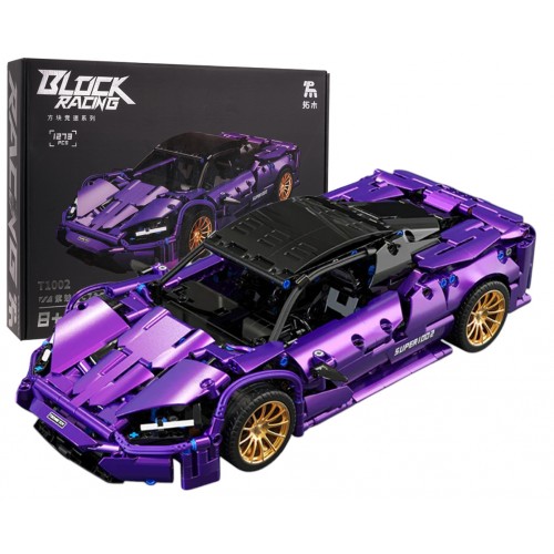 Sports Car Brick Set Purple 1273pcs.