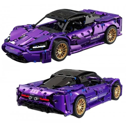 Sports Car Brick Set Purple 1273pcs.