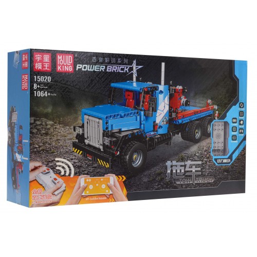 R./C Truck Block Set 1064 pcs. Blue