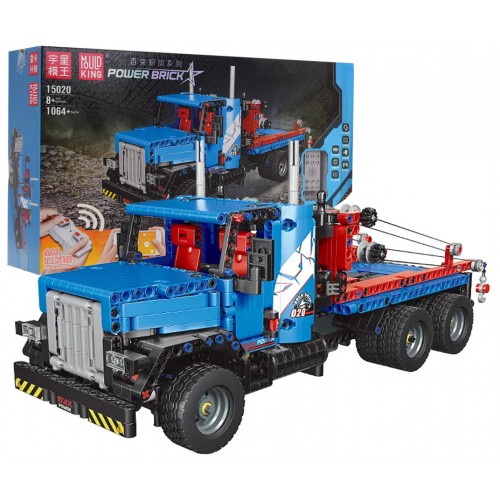 R./C Truck Block Set 1064 pcs. Blue