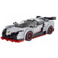 Sports Car Block Set 398 pieces. White