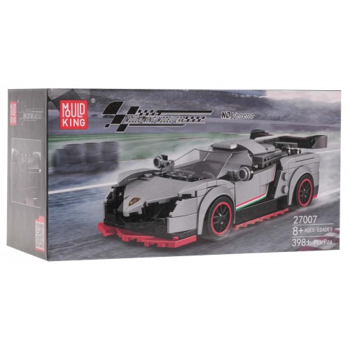 Sports Car Block Set 398 pieces. White