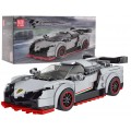 Sports Car Block Set 398 pieces. White