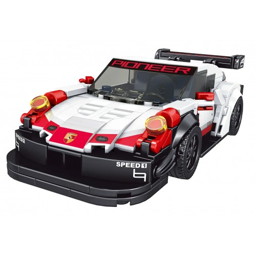 Sports Car Block Set 349 pieces. White