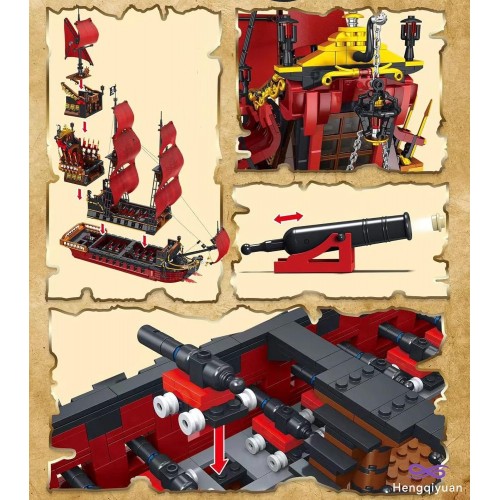 Ship Block Set 3139 pieces.