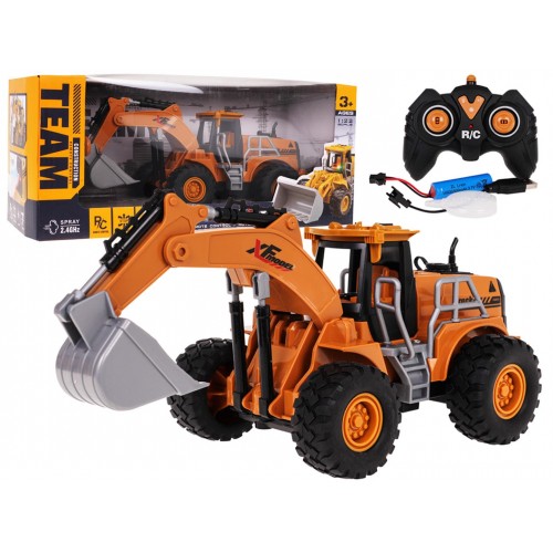 R/C Lights and Smoke Excavator