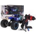 REAL ROCK Crawler with Smoke Function R/C Blue