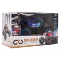 REAL ROCK Crawler with Smoke Function R/C Blue