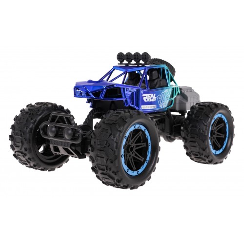 REAL ROCK Crawler with Smoke Function R/C Blue