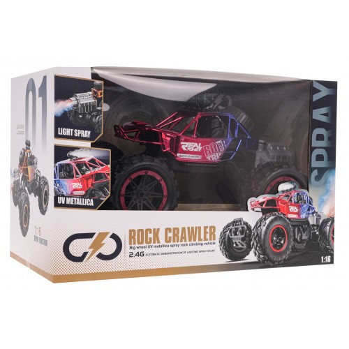 REAL ROCK Crawler with Smoke Function R/C Red