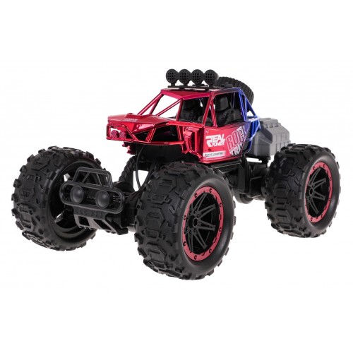 REAL ROCK Crawler with Smoke Function R/C Red